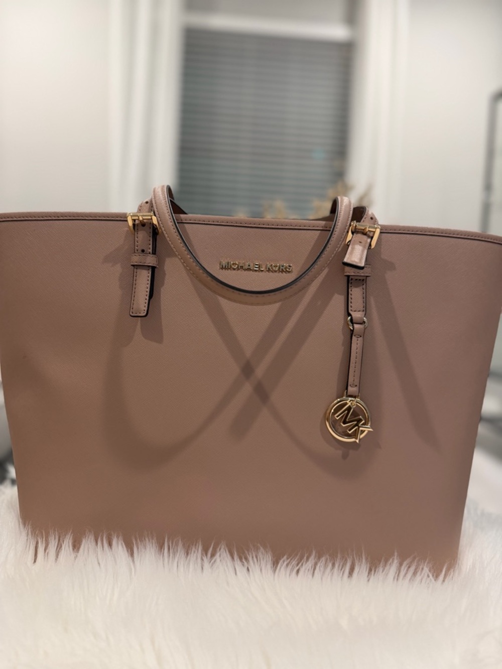 NWOT Michael Kors Large Tote – Mauve / Dusty Pink